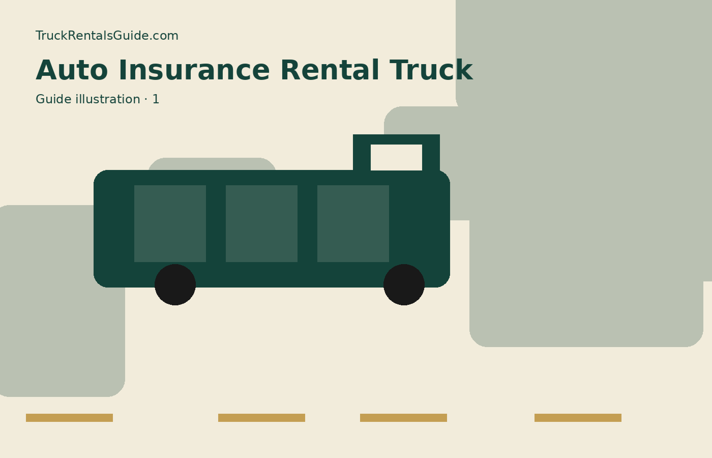 Personal Auto Insurance and Rental Trucks | TruckRentalsGuide.com reference illustration