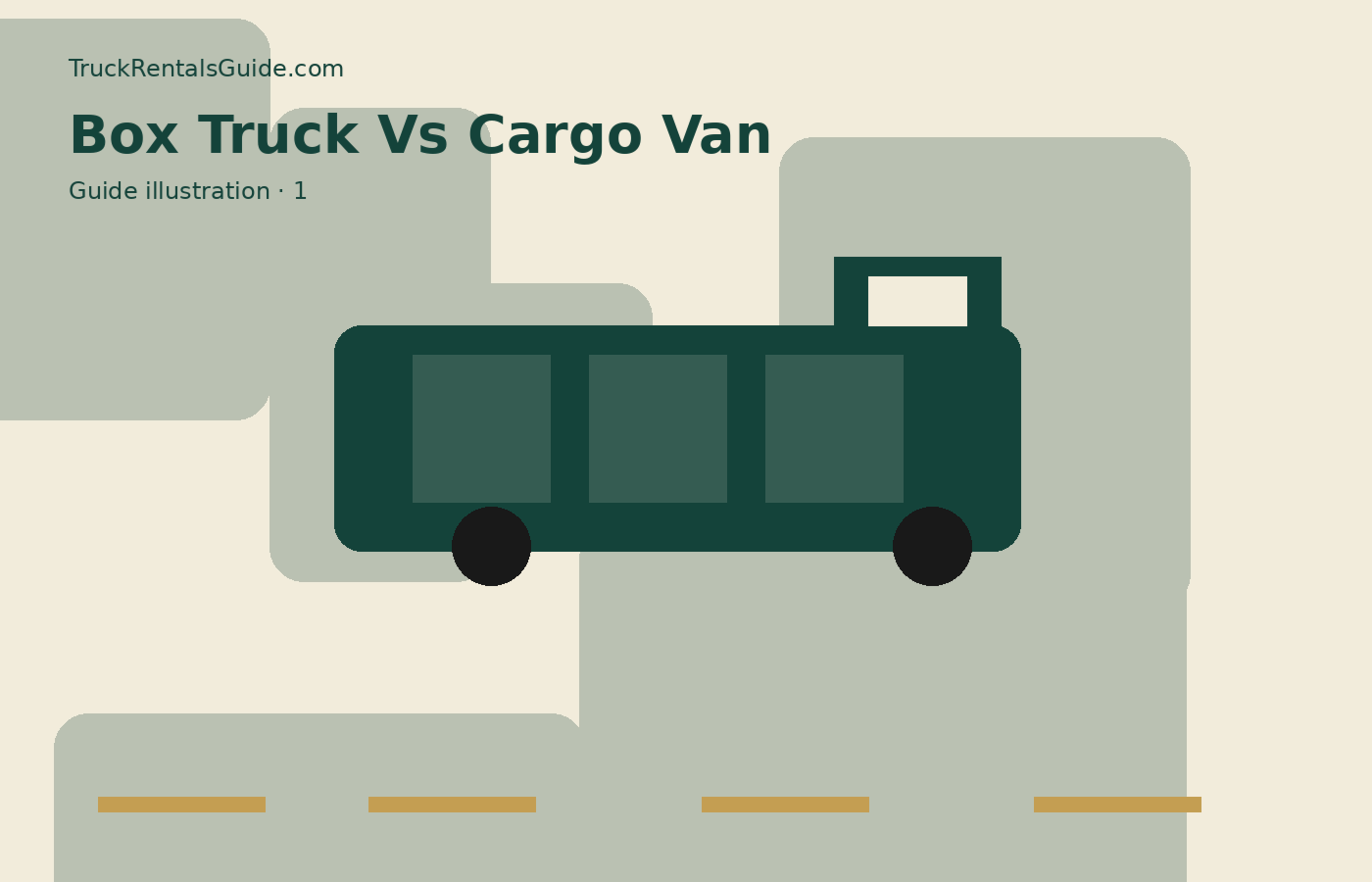 Box Truck vs Cargo Van Rental | TruckRentalsGuide.com reference illustration