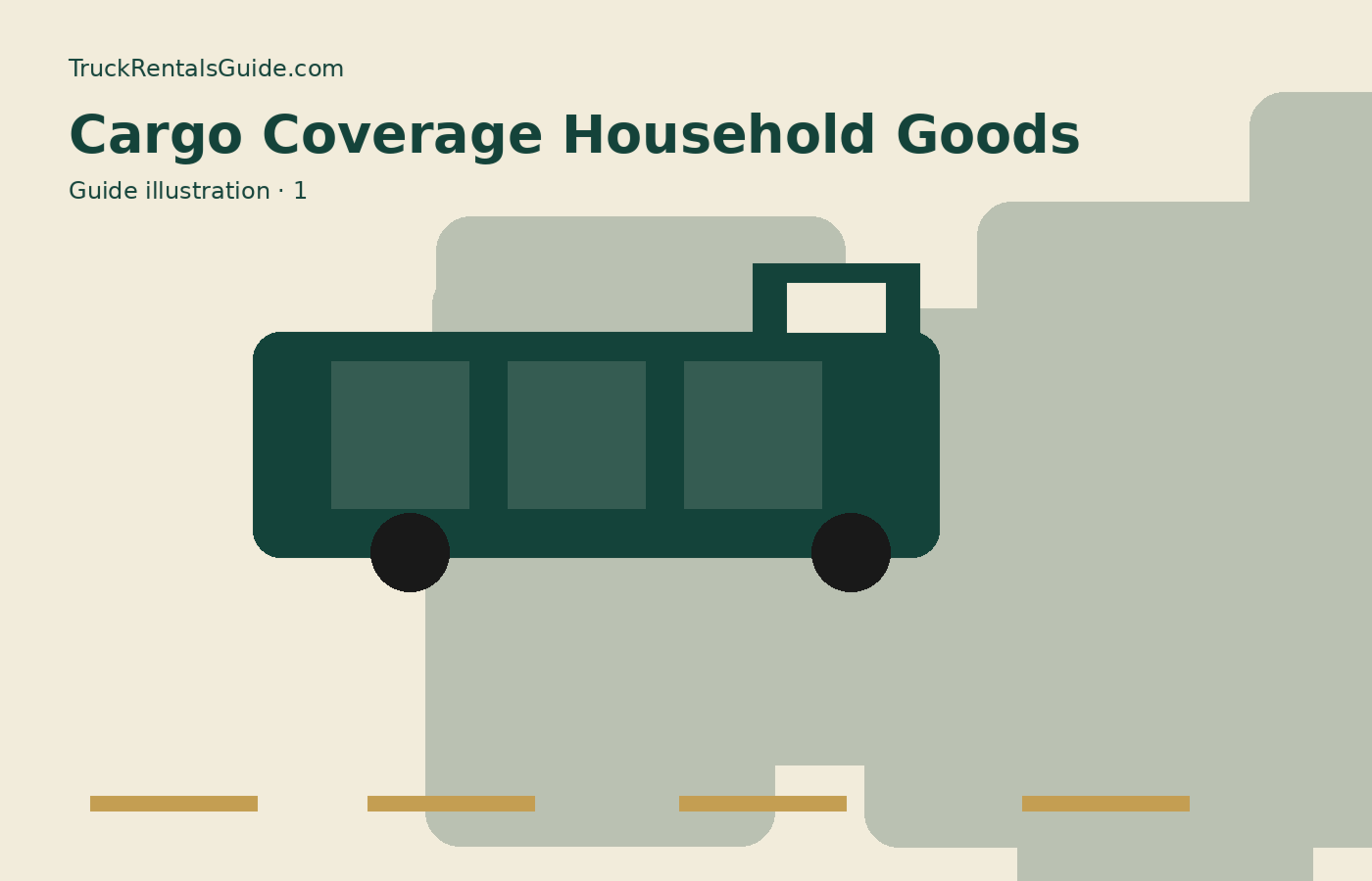 Cargo Coverage for Household Belongings | TruckRentalsGuide.com reference illustration