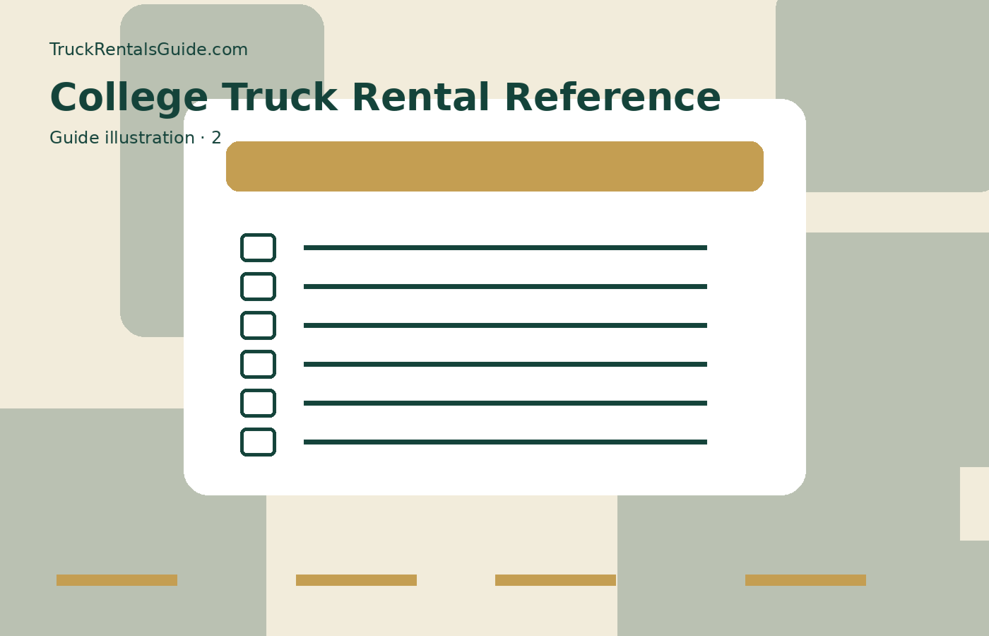 Truck Rental for College Students | TruckRentalsGuide.com reference illustration