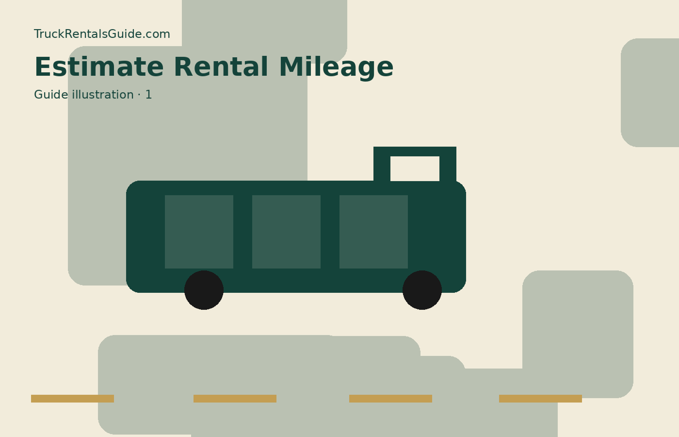 How to Estimate Rental Truck Mileage Before Booking | TruckRentalsGuide.com reference illustration