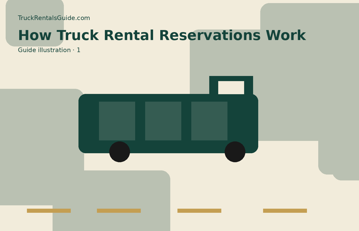 How Truck Rental Reservations Actually Work | TruckRentalsGuide.com reference illustration