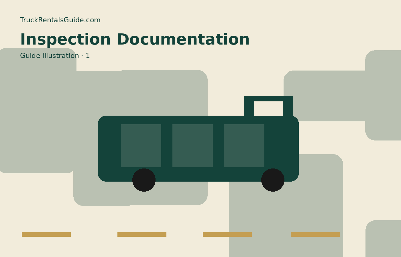 Rental Truck Inspection Documentation | TruckRentalsGuide.com reference illustration