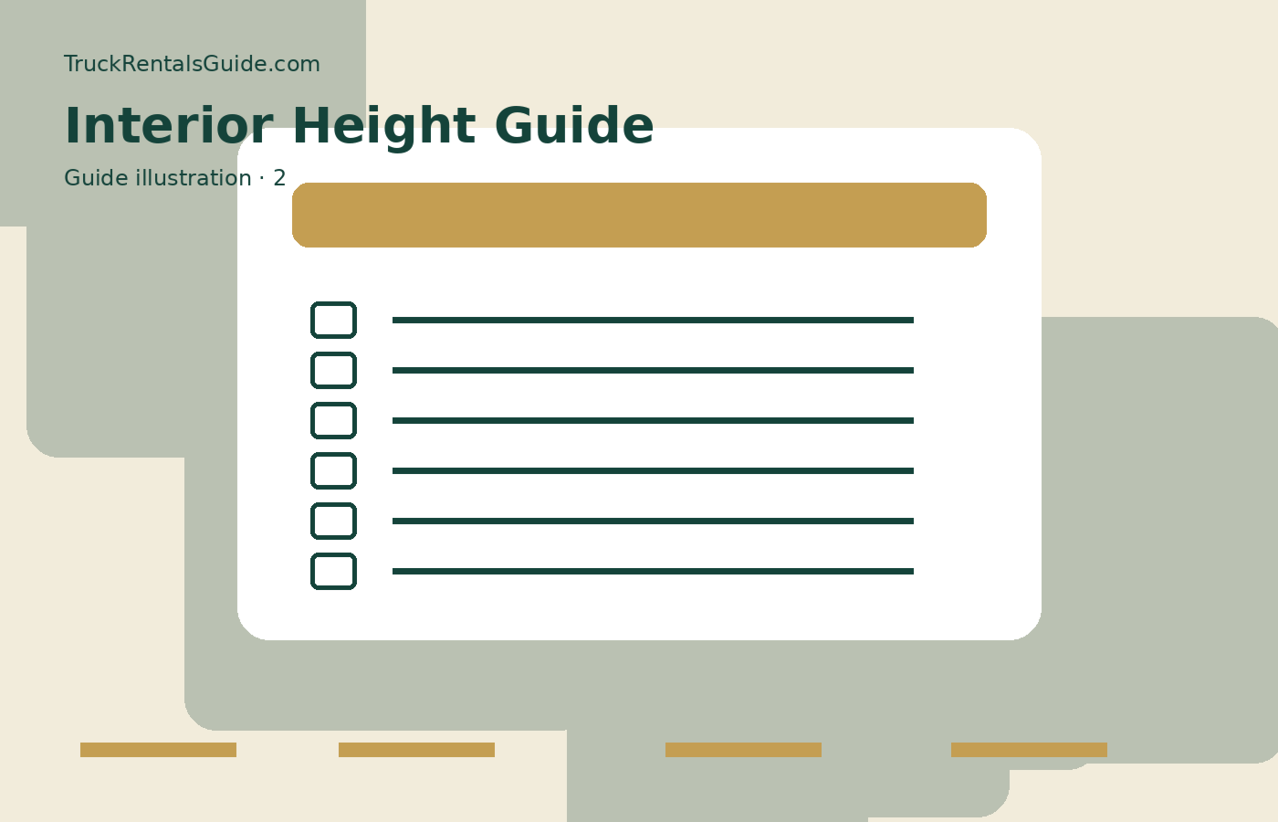 Rental Truck Interior Height Explained | TruckRentalsGuide.com reference illustration