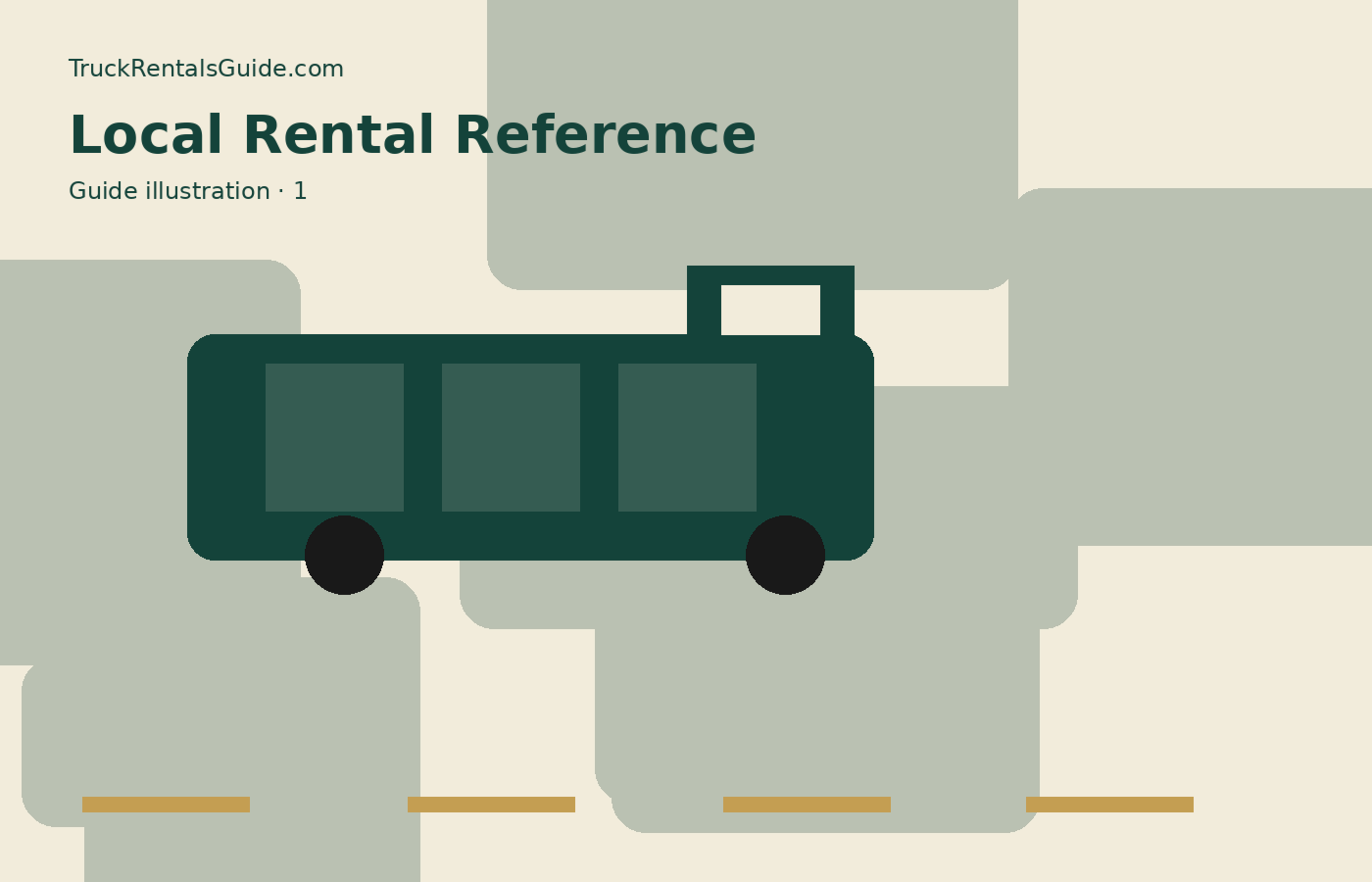 Truck Rental for Local Moves | TruckRentalsGuide.com reference illustration