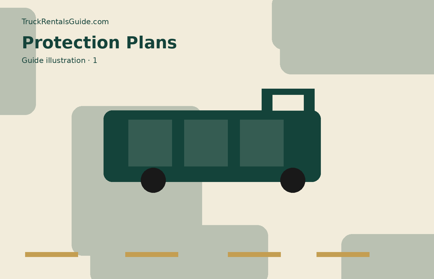 Rental Truck Protection Plans Explained | TruckRentalsGuide.com reference illustration