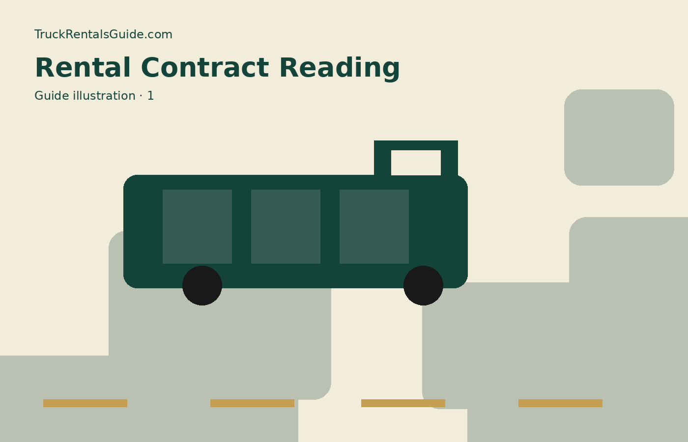 Rental Truck Contract Reading Guide | TruckRentalsGuide.com reference illustration