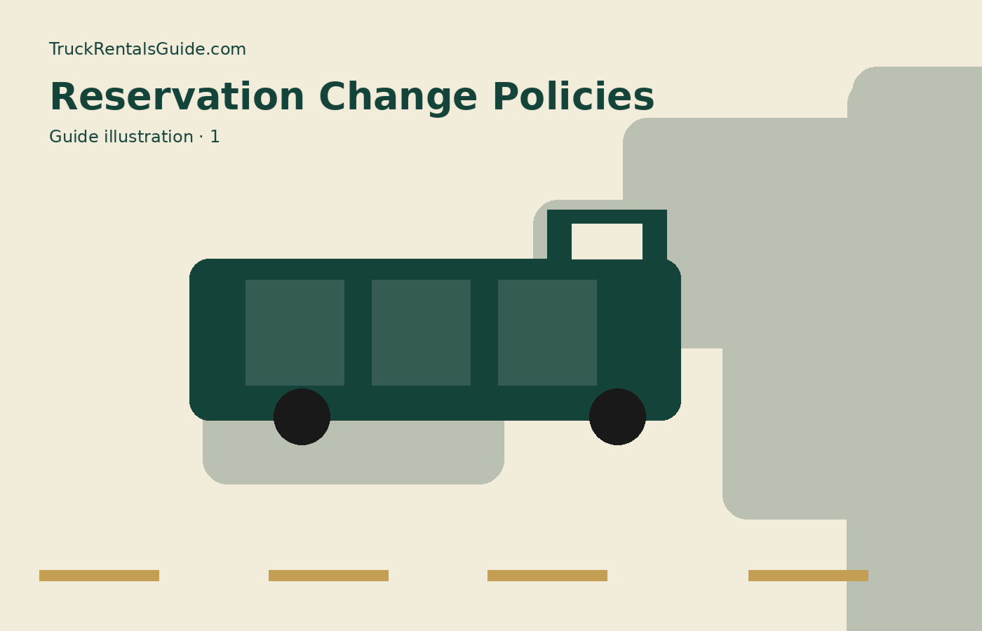Truck Rental Reservation Changes Explained | TruckRentalsGuide.com reference illustration