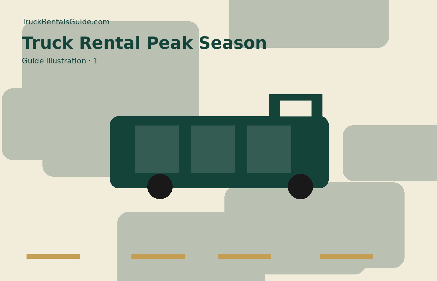 Truck Rental Peak Season Guide | TruckRentalsGuide.com reference illustration