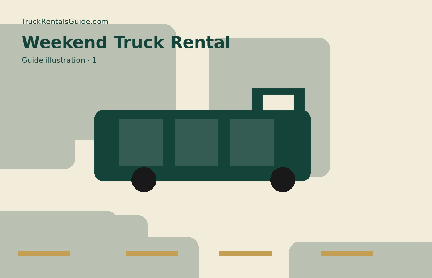 Truck Rental Weekend Guide | TruckRentalsGuide.com reference illustration